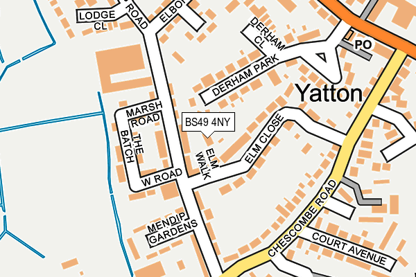 BS49 4NY map - OS OpenMap – Local (Ordnance Survey) BS49 4NY map - OS OpenMap – Local (Ordnance Survey)