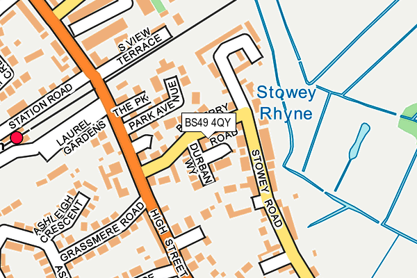 BS49 4QY map - OS OpenMap – Local (Ordnance Survey) BS49 4QY map - OS OpenMap – Local (Ordnance Survey)