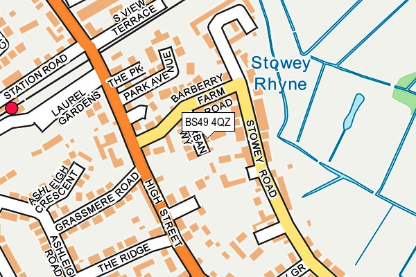 BS49 4QZ map - OS OpenMap – Local (Ordnance Survey) BS49 4QZ map - OS OpenMap – Local (Ordnance Survey)