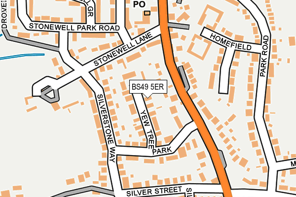 BS49 5ER map - OS OpenMap – Local (Ordnance Survey) BS49 5ER map - OS OpenMap – Local (Ordnance Survey)