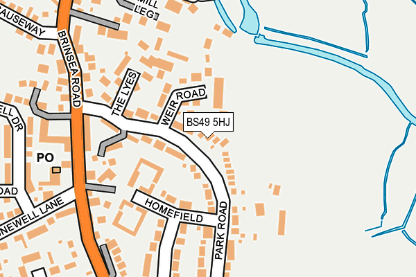 BS49 5HJ map - OS OpenMap – Local (Ordnance Survey) BS49 5HJ map - OS OpenMap – Local (Ordnance Survey)