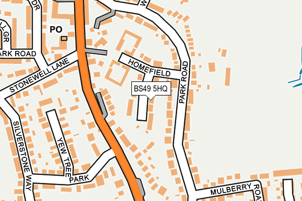 BS49 5HQ map - OS OpenMap – Local (Ordnance Survey) BS49 5HQ map - OS OpenMap – Local (Ordnance Survey)