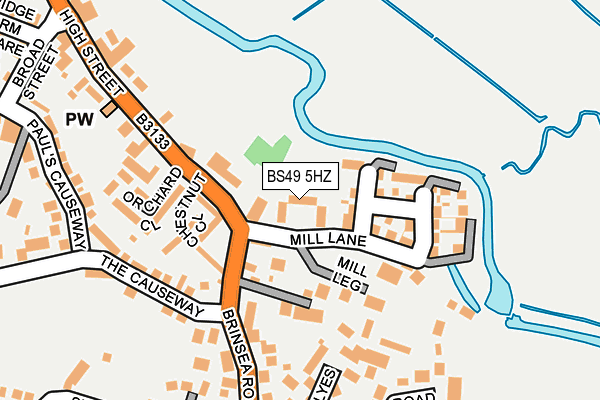 BS49 5HZ map - OS OpenMap – Local (Ordnance Survey) BS49 5HZ map - OS OpenMap – Local (Ordnance Survey)