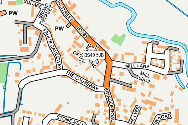BS49 5JB map - OS OpenMap – Local (Ordnance Survey) BS49 5JB map - OS OpenMap – Local (Ordnance Survey)