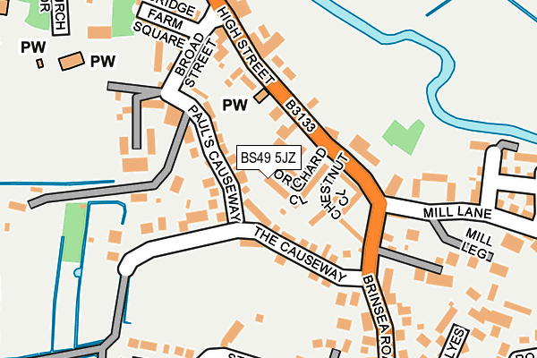 BS49 5JZ map - OS OpenMap – Local (Ordnance Survey) BS49 5JZ map - OS OpenMap – Local (Ordnance Survey)