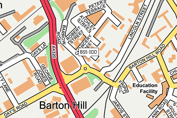 BS5 0DD map - OS OpenMap – Local (Ordnance Survey) BS5 0DD map - OS OpenMap – Local (Ordnance Survey)