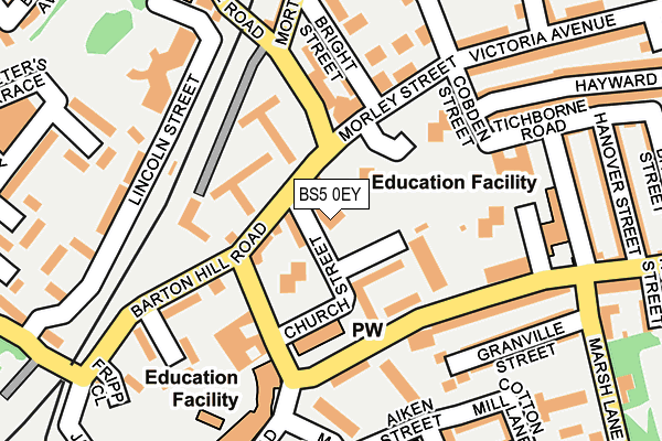 BS5 0EY map - OS OpenMap – Local (Ordnance Survey) BS5 0EY map - OS OpenMap – Local (Ordnance Survey)