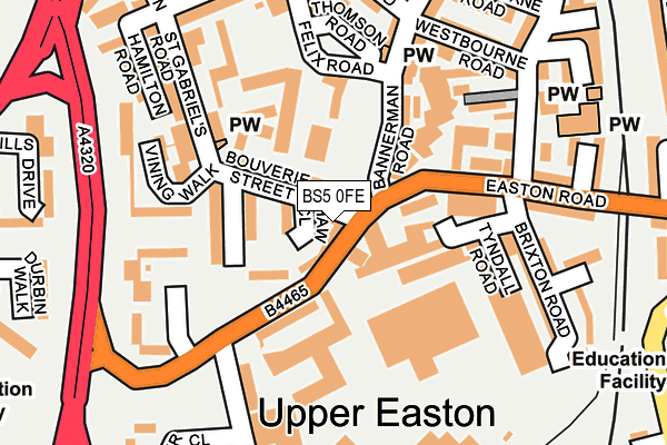 BS5 0FE map - OS OpenMap – Local (Ordnance Survey) BS5 0FE map - OS OpenMap – Local (Ordnance Survey)