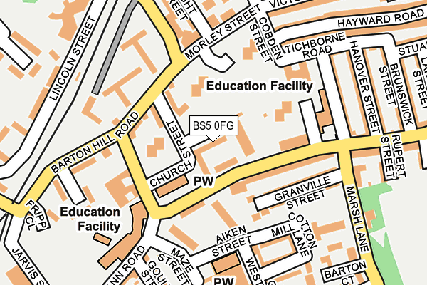 BS5 0FG map - OS OpenMap – Local (Ordnance Survey) BS5 0FG map - OS OpenMap – Local (Ordnance Survey)