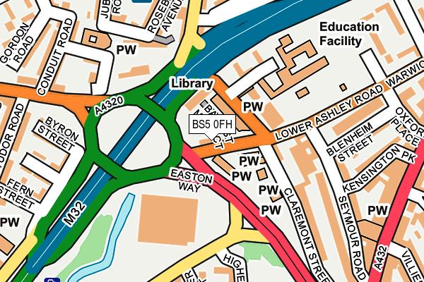 BS5 0FH map - OS OpenMap – Local (Ordnance Survey) BS5 0FH map - OS OpenMap – Local (Ordnance Survey)