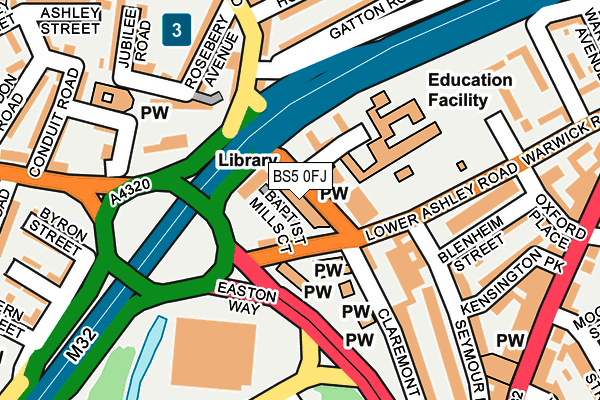 BS5 0FJ map - OS OpenMap – Local (Ordnance Survey) BS5 0FJ map - OS OpenMap – Local (Ordnance Survey)