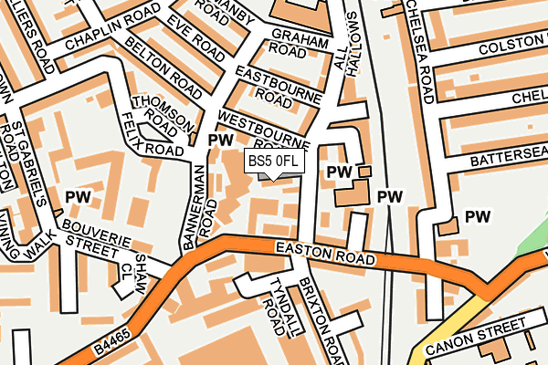 BS5 0FL map - OS OpenMap – Local (Ordnance Survey) BS5 0FL map - OS OpenMap – Local (Ordnance Survey)