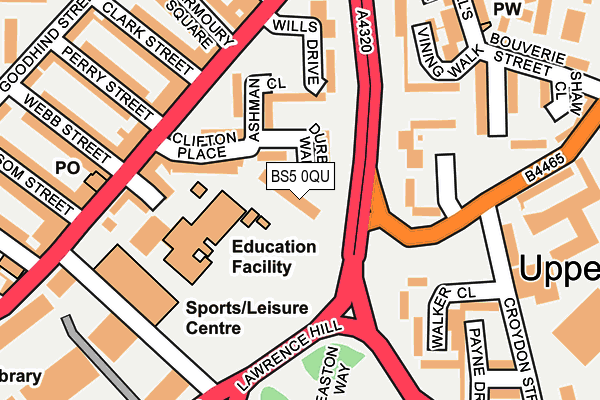BS5 0QU map - OS OpenMap – Local (Ordnance Survey) BS5 0QU map - OS OpenMap – Local (Ordnance Survey)
