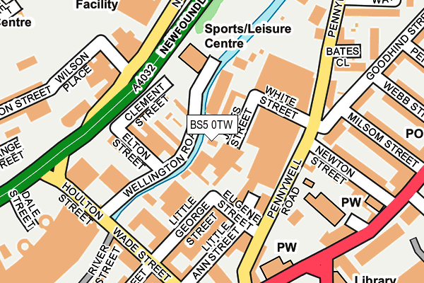 BS5 0TW map - OS OpenMap – Local (Ordnance Survey) BS5 0TW map - OS OpenMap – Local (Ordnance Survey)