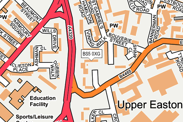 BS5 0XG map - OS OpenMap – Local (Ordnance Survey) BS5 0XG map - OS OpenMap – Local (Ordnance Survey)
