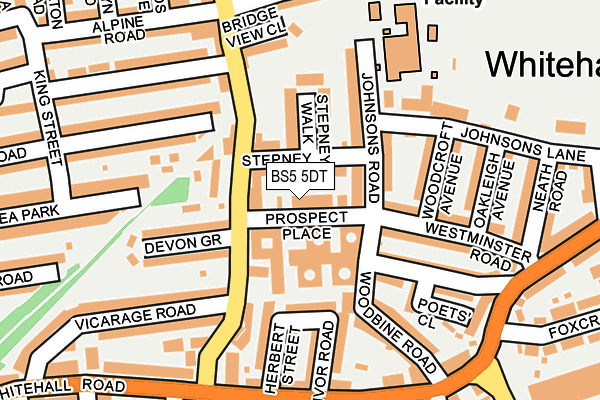 BS5 5DT map - OS OpenMap – Local (Ordnance Survey) BS5 5DT map - OS OpenMap – Local (Ordnance Survey)