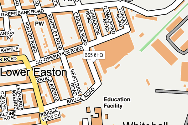 BS5 6HQ map - OS OpenMap – Local (Ordnance Survey) BS5 6HQ map - OS OpenMap – Local (Ordnance Survey)