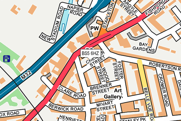 BS5 6HZ map - OS OpenMap – Local (Ordnance Survey) BS5 6HZ map - OS OpenMap – Local (Ordnance Survey)
