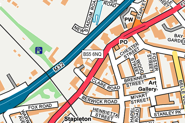 BS5 6NQ map - OS OpenMap – Local (Ordnance Survey) BS5 6NQ map - OS OpenMap – Local (Ordnance Survey)