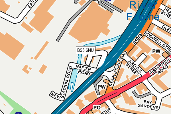 BS5 6NU map - OS OpenMap – Local (Ordnance Survey) BS5 6NU map - OS OpenMap – Local (Ordnance Survey)