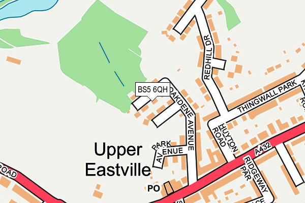 BS5 6QH map - OS OpenMap – Local (Ordnance Survey) BS5 6QH map - OS OpenMap – Local (Ordnance Survey)