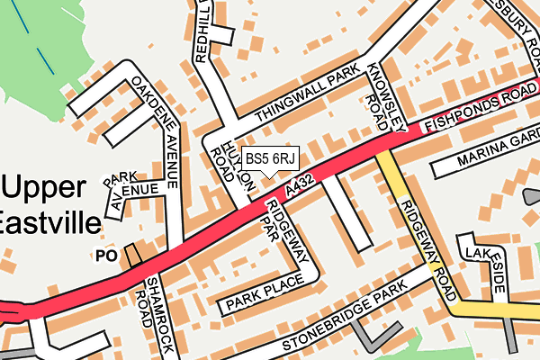 BS5 6RJ map - OS OpenMap – Local (Ordnance Survey) BS5 6RJ map - OS OpenMap – Local (Ordnance Survey)