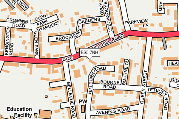 BS5 7NH map - OS OpenMap – Local (Ordnance Survey) BS5 7NH map - OS OpenMap – Local (Ordnance Survey)