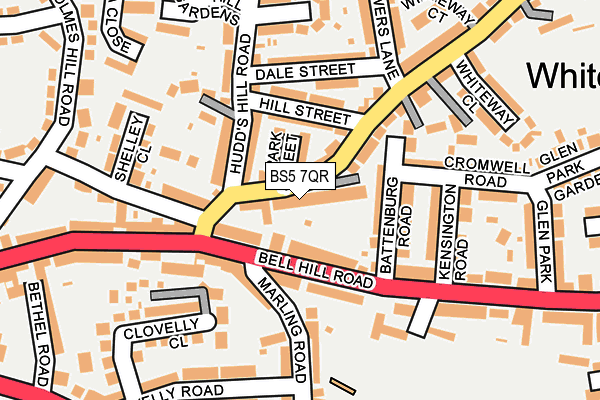 BS5 7QR map - OS OpenMap – Local (Ordnance Survey) BS5 7QR map - OS OpenMap – Local (Ordnance Survey)
