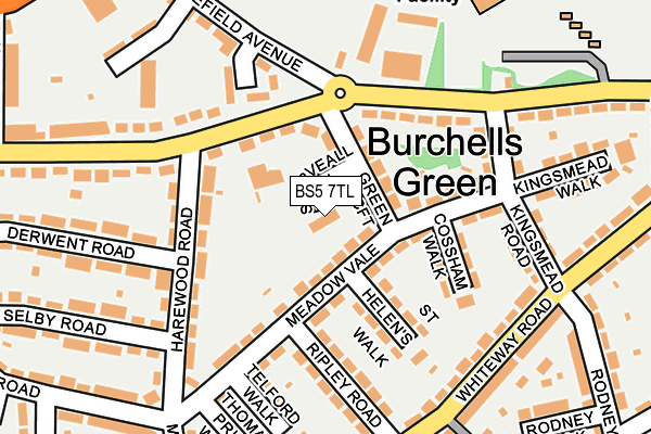BS5 7TL map - OS OpenMap – Local (Ordnance Survey) BS5 7TL map - OS OpenMap – Local (Ordnance Survey)