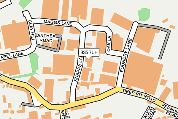 BS5 7UH map - OS OpenMap – Local (Ordnance Survey) BS5 7UH map - OS OpenMap – Local (Ordnance Survey)