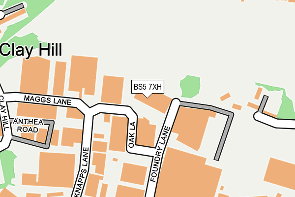 BS5 7XH map - OS OpenMap – Local (Ordnance Survey) BS5 7XH map - OS OpenMap – Local (Ordnance Survey)