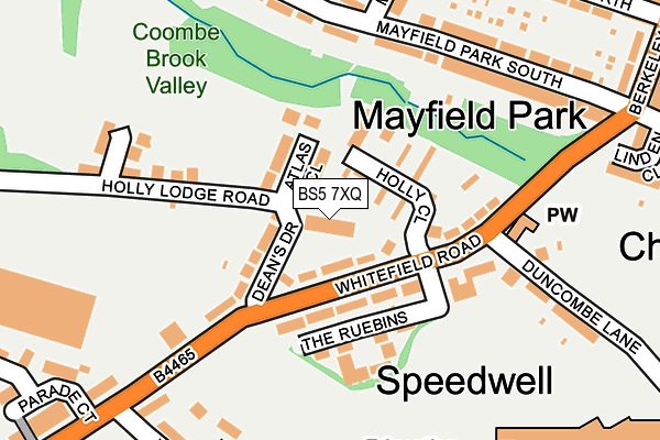 BS5 7XQ map - OS OpenMap – Local (Ordnance Survey) BS5 7XQ map - OS OpenMap – Local (Ordnance Survey)