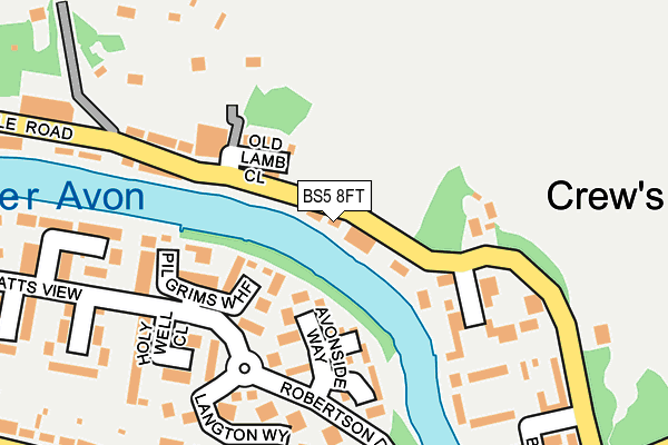 BS5 8FT map - OS OpenMap – Local (Ordnance Survey) BS5 8FT map - OS OpenMap – Local (Ordnance Survey)