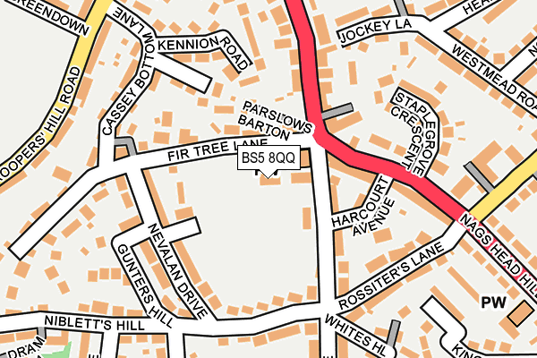 BS5 8QQ map - OS OpenMap – Local (Ordnance Survey) BS5 8QQ map - OS OpenMap – Local (Ordnance Survey)