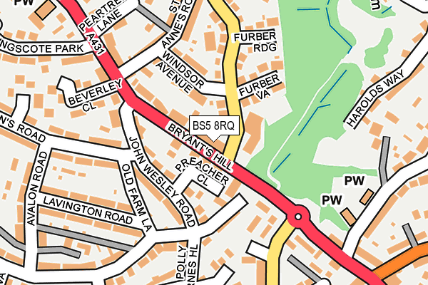 BS5 8RQ map - OS OpenMap – Local (Ordnance Survey) BS5 8RQ map - OS OpenMap – Local (Ordnance Survey)