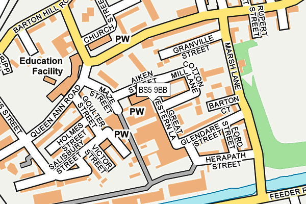 BS5 9BB map - OS OpenMap – Local (Ordnance Survey) BS5 9BB map - OS OpenMap – Local (Ordnance Survey)