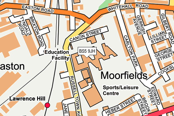 BS5 9JH map - OS OpenMap – Local (Ordnance Survey) BS5 9JH map - OS OpenMap – Local (Ordnance Survey)