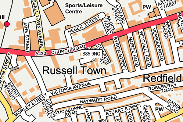 BS5 9NQ map - OS OpenMap – Local (Ordnance Survey) BS5 9NQ map - OS OpenMap – Local (Ordnance Survey)