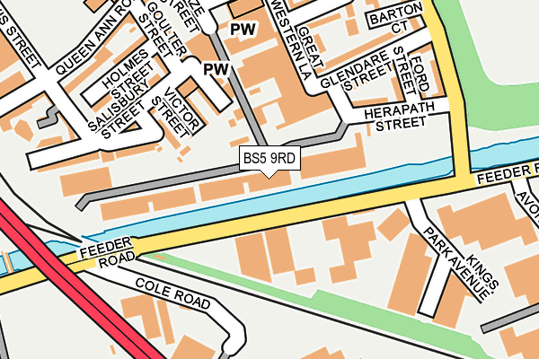 BS5 9RD map - OS OpenMap – Local (Ordnance Survey) BS5 9RD map - OS OpenMap – Local (Ordnance Survey)