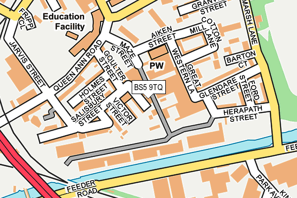 BS5 9TQ map - OS OpenMap – Local (Ordnance Survey) BS5 9TQ map - OS OpenMap – Local (Ordnance Survey)