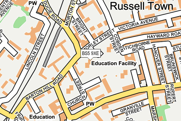 BS5 9XE map - OS OpenMap – Local (Ordnance Survey) BS5 9XE map - OS OpenMap – Local (Ordnance Survey)