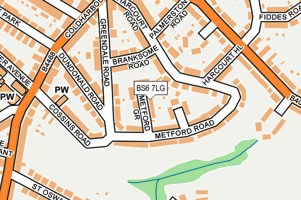 BS6 7LG map - OS OpenMap – Local (Ordnance Survey) BS6 7LG map - OS OpenMap – Local (Ordnance Survey)