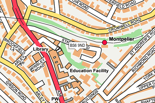 BS6 9ND map - OS OpenMap – Local (Ordnance Survey) BS6 9ND map - OS OpenMap – Local (Ordnance Survey)