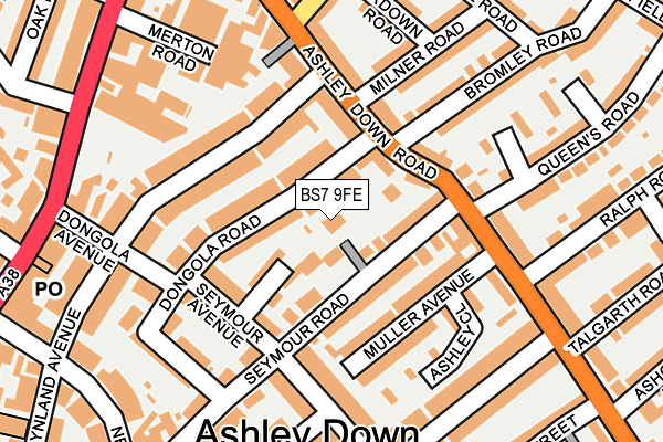 BS7 9FE map - OS OpenMap – Local (Ordnance Survey)