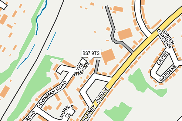 BS7 9TS map - OS OpenMap – Local (Ordnance Survey) BS7 9TS map - OS OpenMap – Local (Ordnance Survey)
