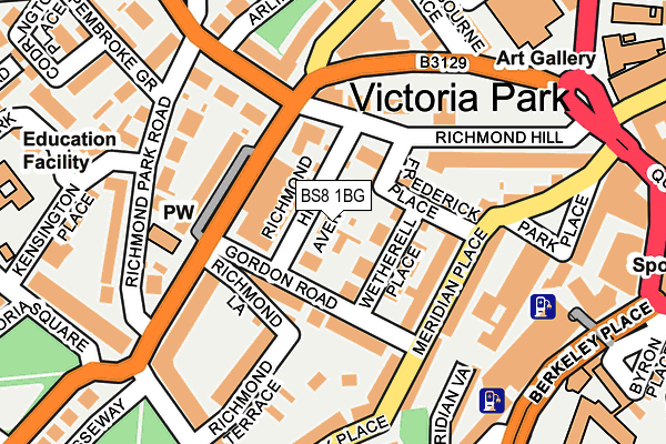 BS8 1BG map - OS OpenMap – Local (Ordnance Survey) BS8 1BG map - OS OpenMap – Local (Ordnance Survey)