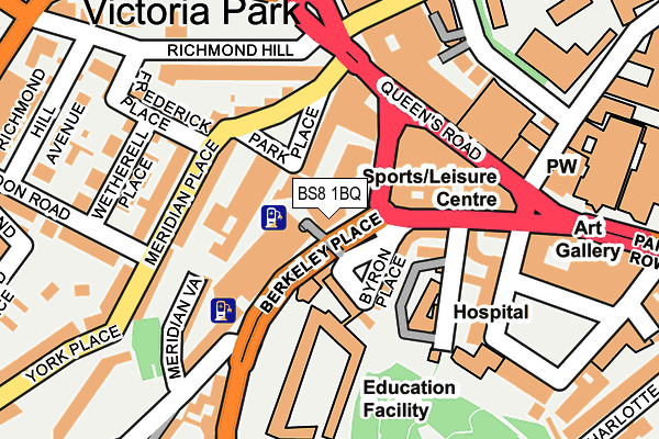 BS8 1BQ map - OS OpenMap – Local (Ordnance Survey) BS8 1BQ map - OS OpenMap – Local (Ordnance Survey)