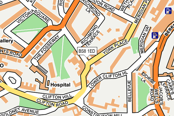 BS8 1ED map - OS OpenMap – Local (Ordnance Survey) BS8 1ED map - OS OpenMap – Local (Ordnance Survey)