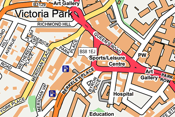 BS8 1EJ map - OS OpenMap – Local (Ordnance Survey) BS8 1EJ map - OS OpenMap – Local (Ordnance Survey)