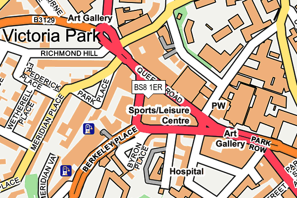 BS8 1ER map - OS OpenMap – Local (Ordnance Survey) BS8 1ER map - OS OpenMap – Local (Ordnance Survey)